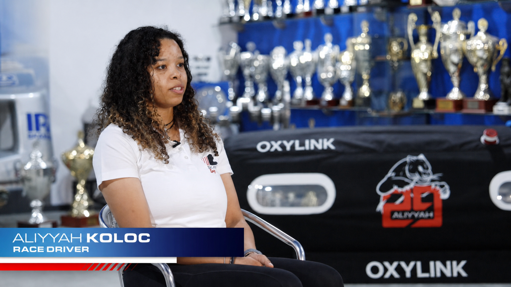 Aliyyah Koloc with an OxyLink chamber